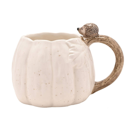 Tasse Citrouille avec Hérisson sur anse