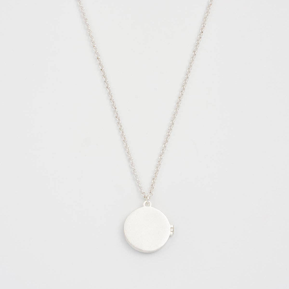 Medaillon collier LUNE - Fable England - plaqué argent