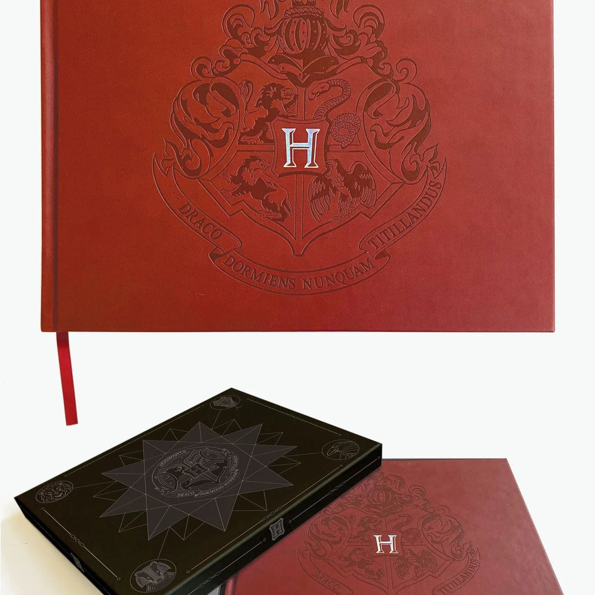 Album photo Deluxe Harry Potter de la marque Paper House Production avec couverture aspect cuir rouge