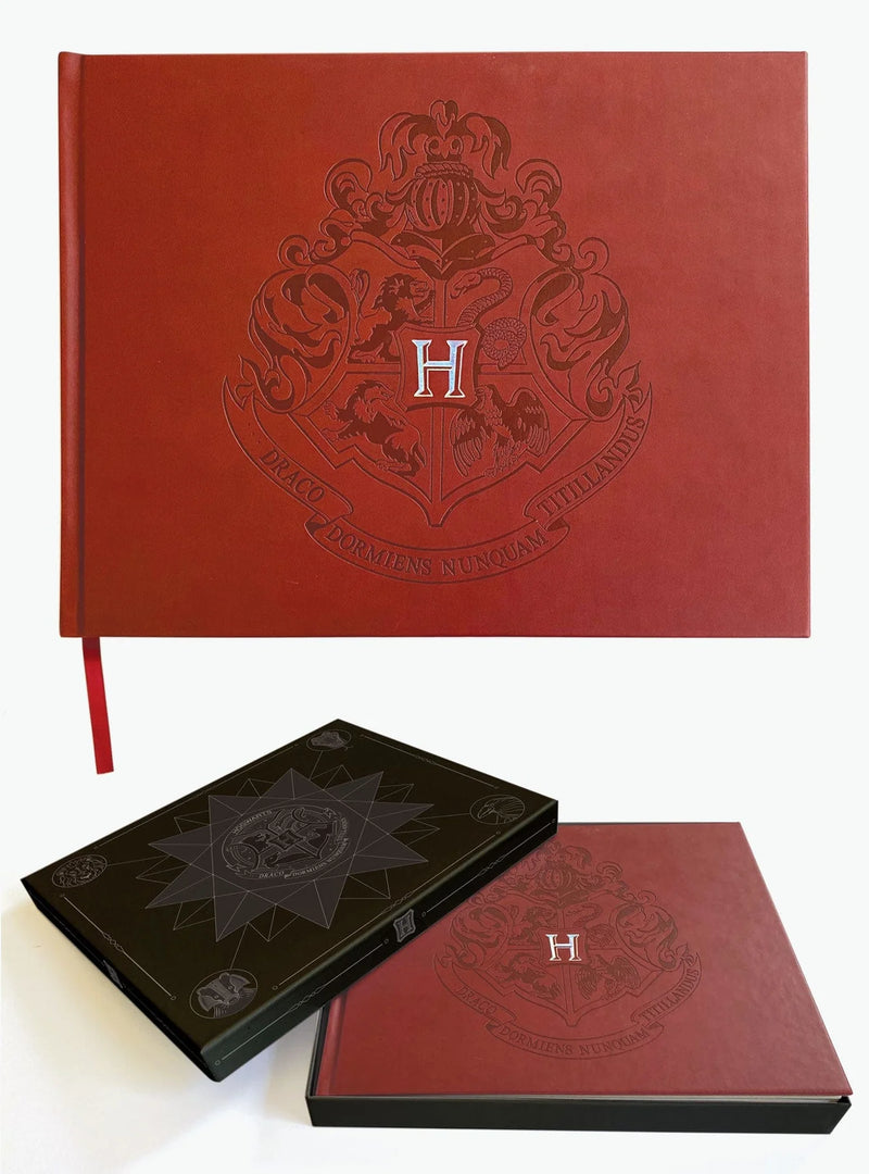 Album photo Deluxe Harry Potter de la marque Paper House Production avec couverture aspect cuir rouge