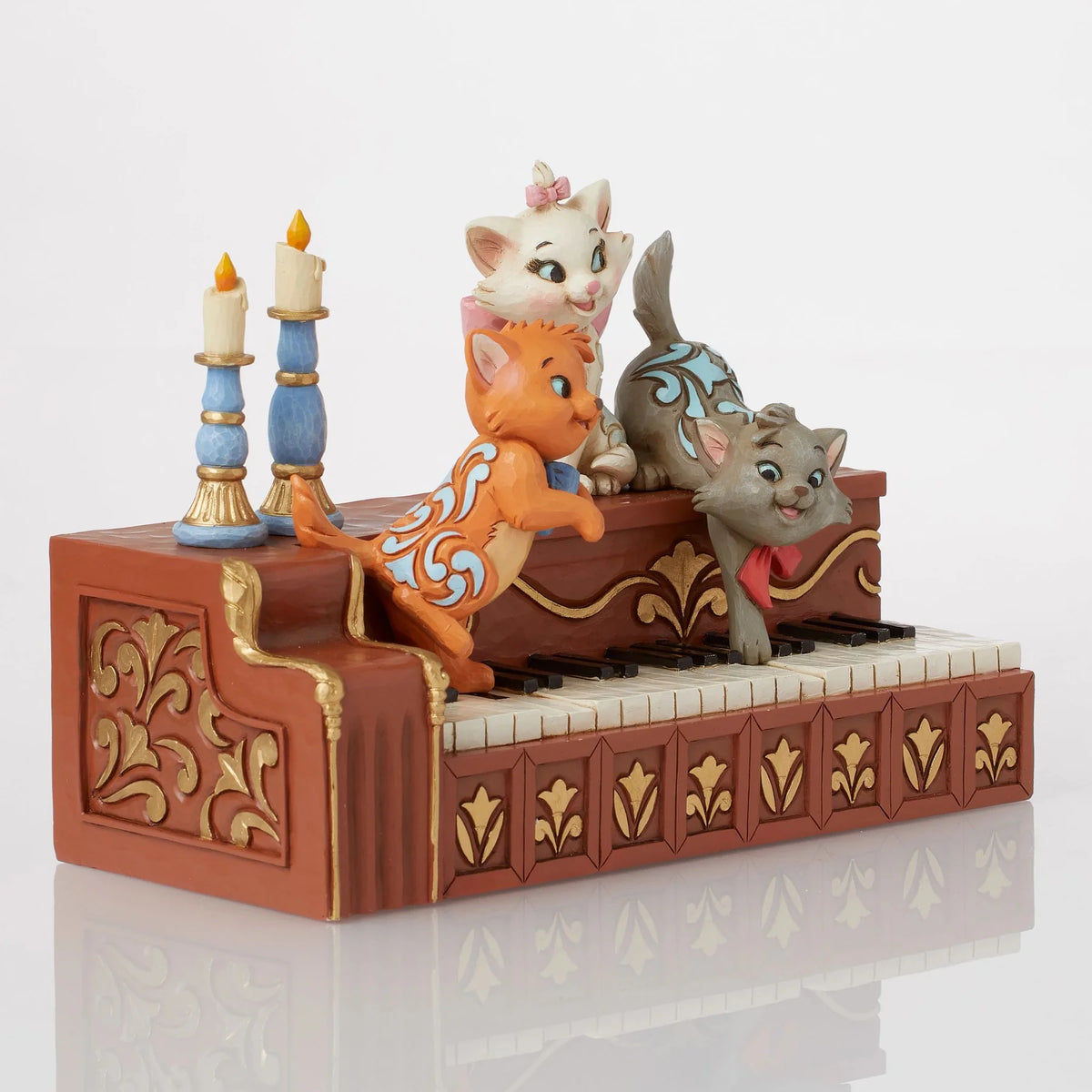Figurine Disney Traditions – Les Aristochats au piano – Jim Shore