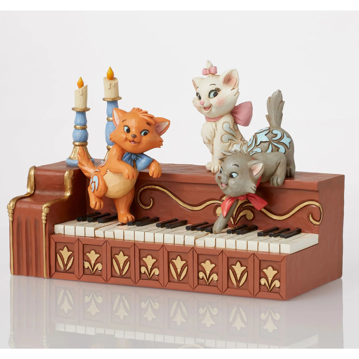 Figurine Disney Traditions – Les Aristochats au piano – Jim Shore
