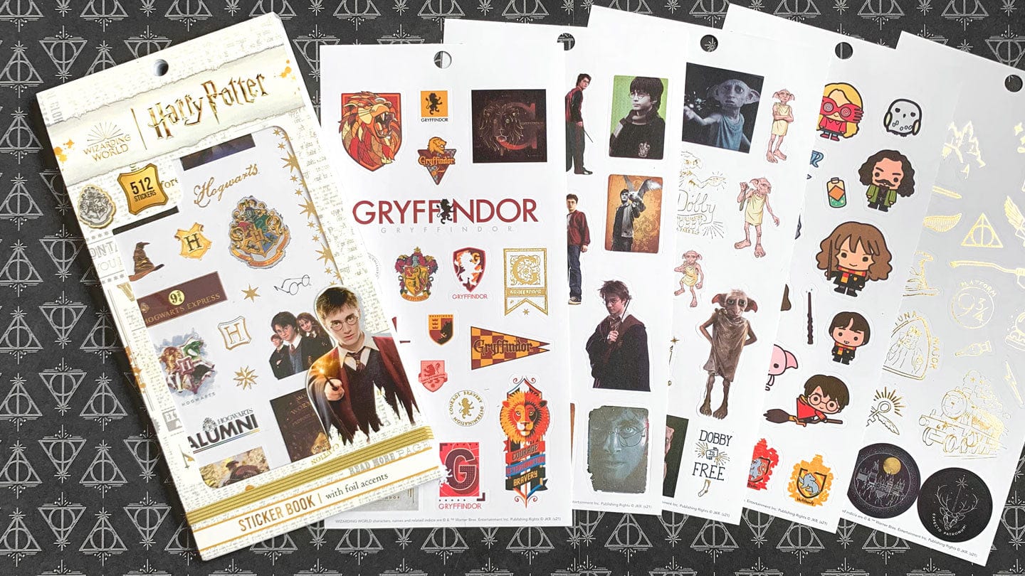 HARRY POTTER-Livre de 512 stickers avec grand choix de motifs
