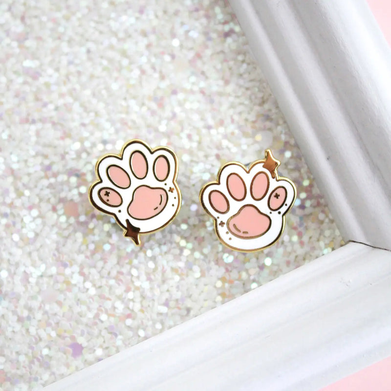 Duo de pin’s "Empreintes de Chat"