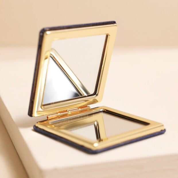 Miroir de poche céleste – Double face avec miroir grossissant
