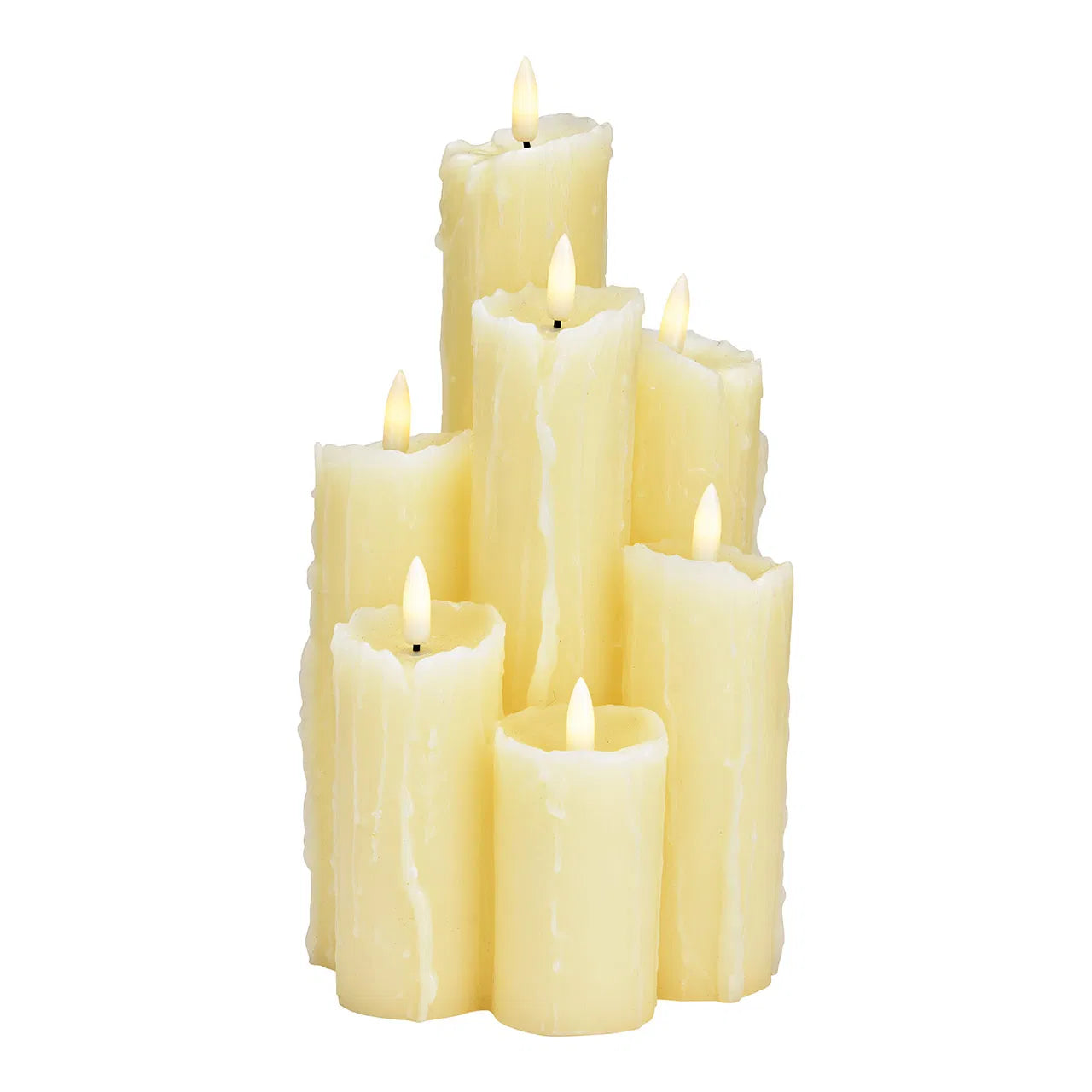 Ensemble de bougies cires à leds