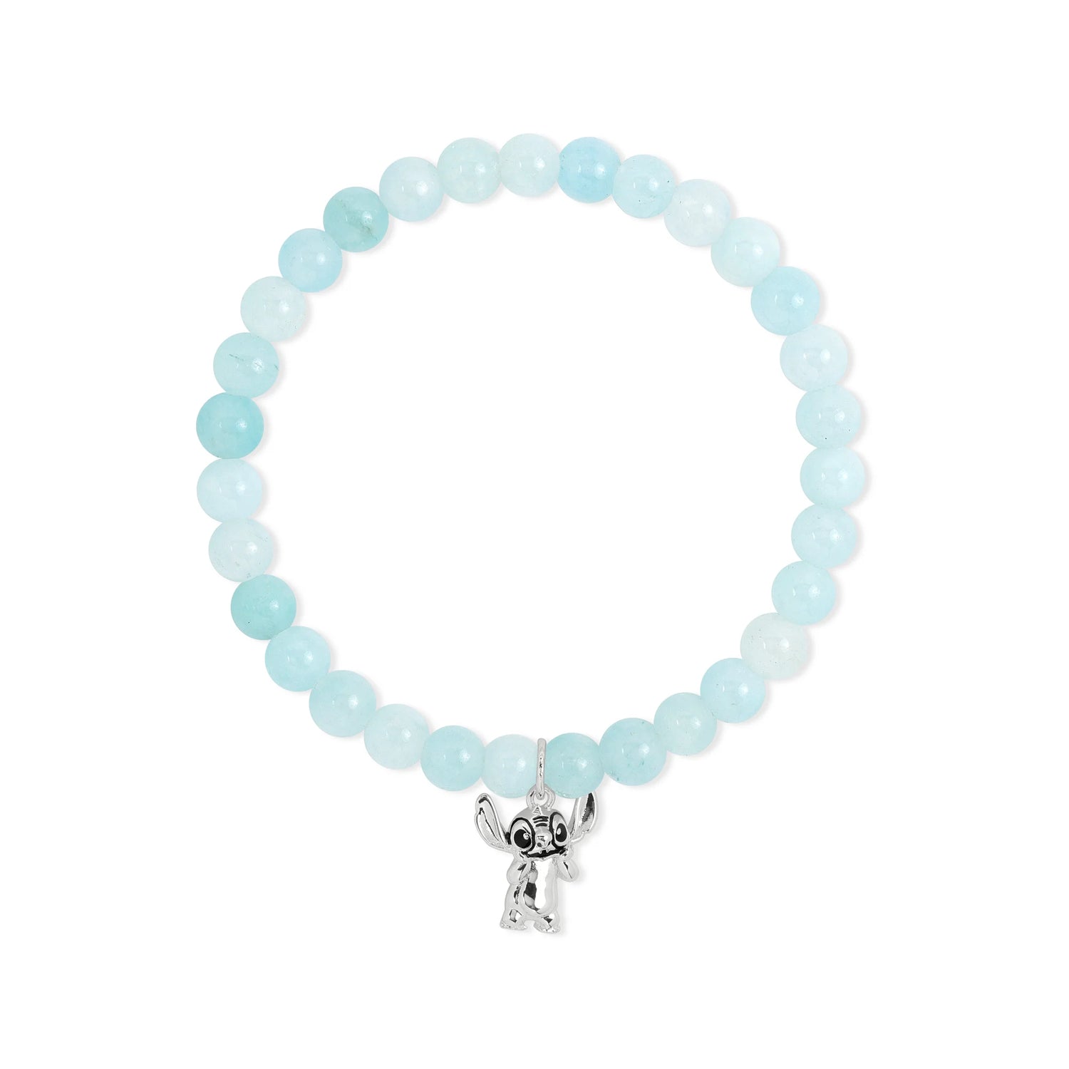 Bracelet Disney – Perles bleues et pendentif Stitch