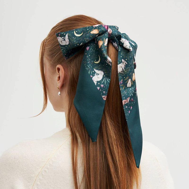 Foulard skinny Niva – Forêt enchantée - Fable England