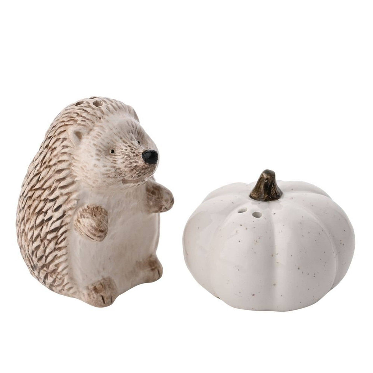 Ensemble Salière et Poivrier Hérisson & Citrouille