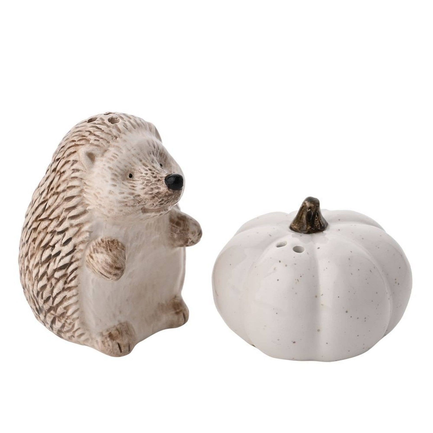 Ensemble Salière et Poivrier Hérisson & Citrouille