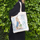 Tote bag Peter Rabbit – Design floral vintage