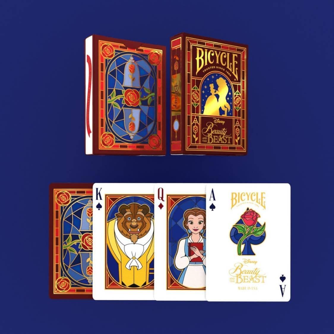 Disney La Belle et la Bête — jeu de cartes Bicycle