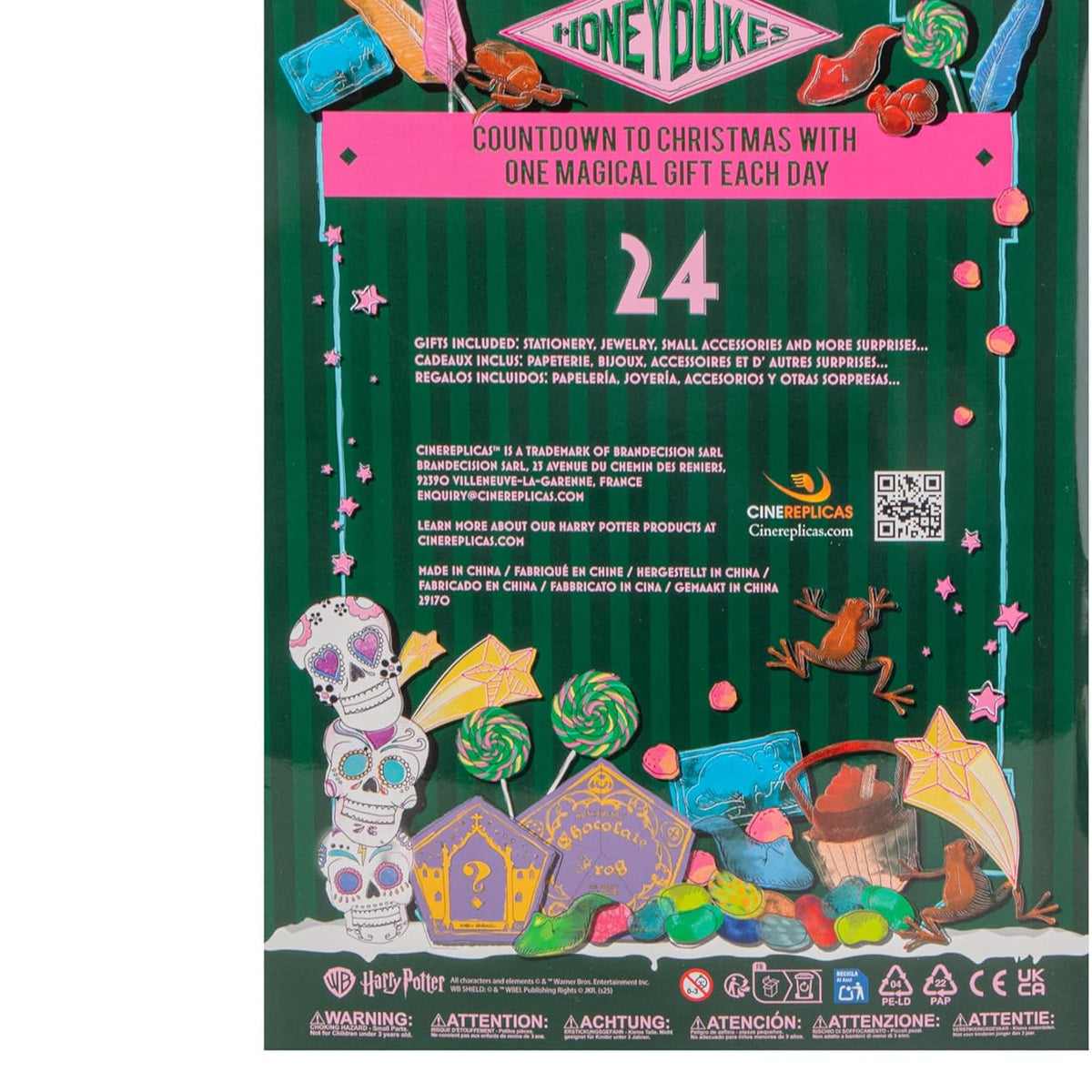 Calendrier de l’Avent Harry Potter Honeydukes – Année 2025