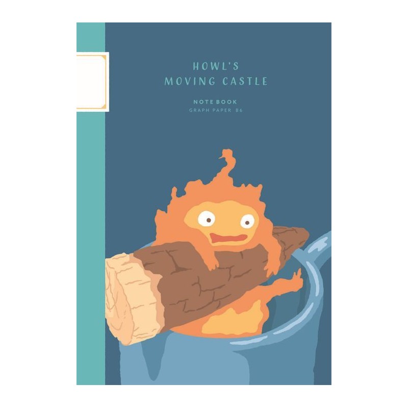 Carnet de notes B6 Calcifer - Le Château  ambulant
