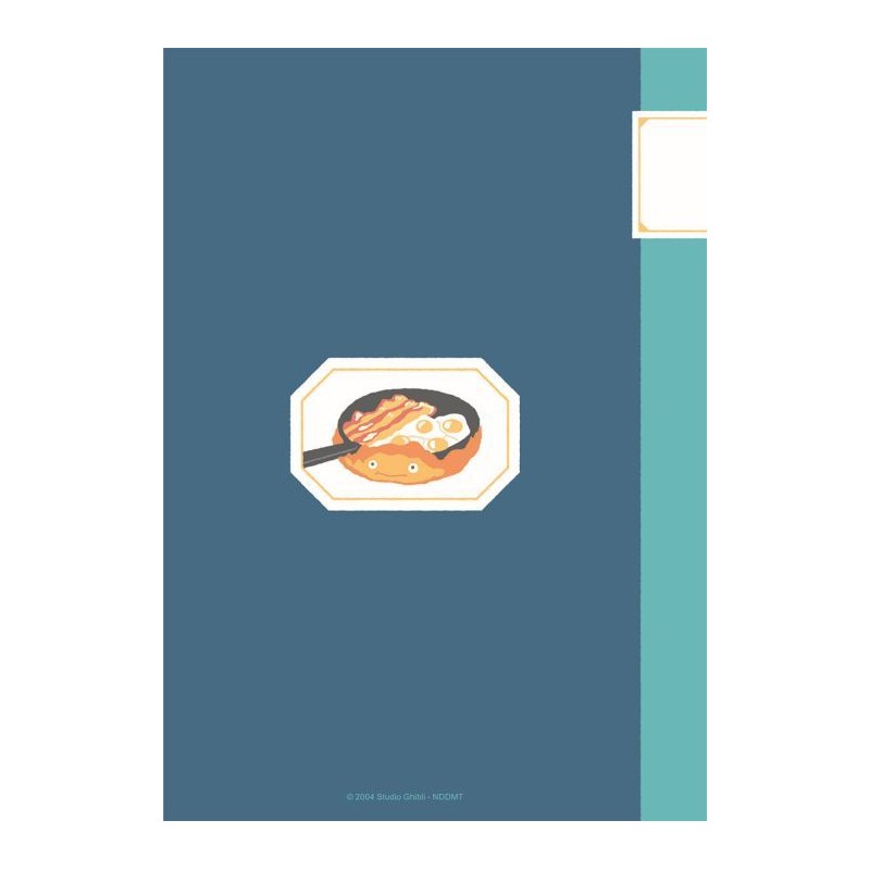 Carnet de notes B6 Calcifer - Le Château  ambulant