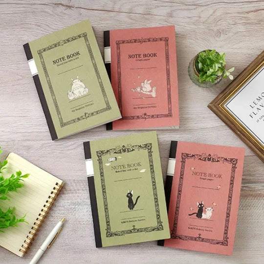 Carnet rétro B6 à carreaux – Univers Totoro