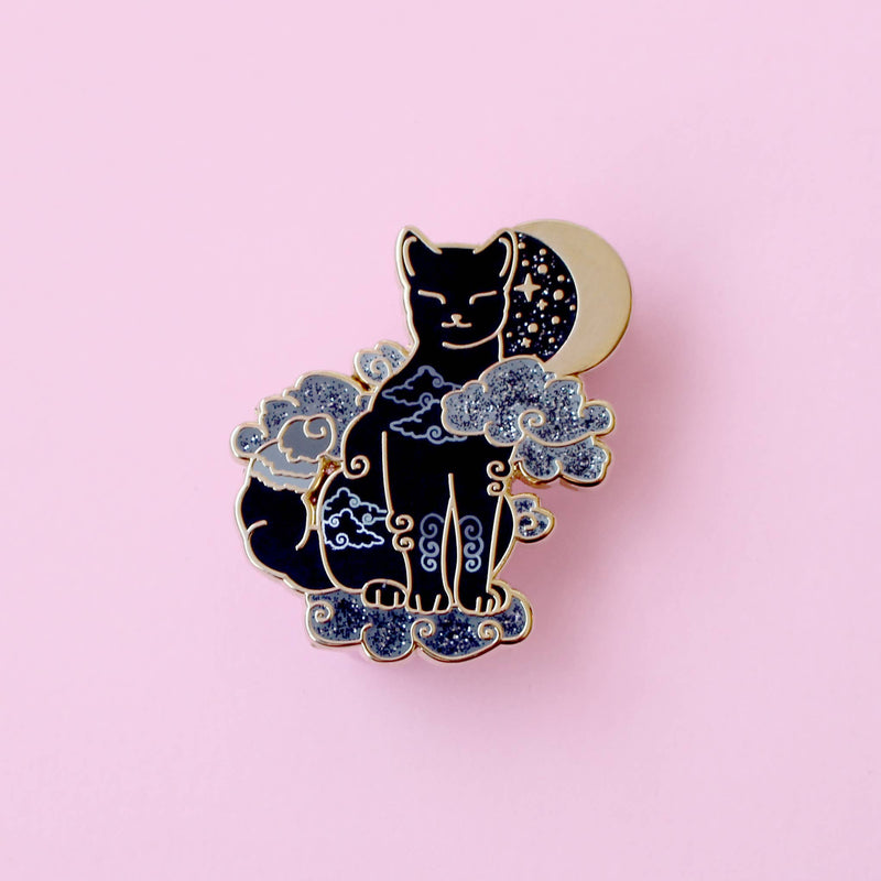 Pin’s Chat Noir & Nuages