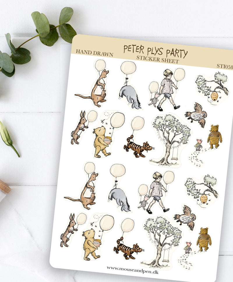 Stickers Winnie l'Ourson