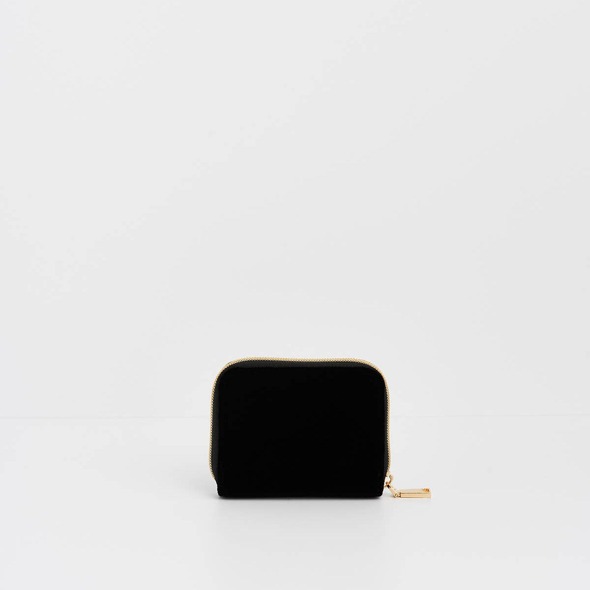 Portefeuille Brodé Céleste Velours Noir – Fable England