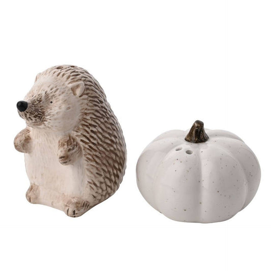 Ensemble Salière et Poivrier Hérisson & Citrouille