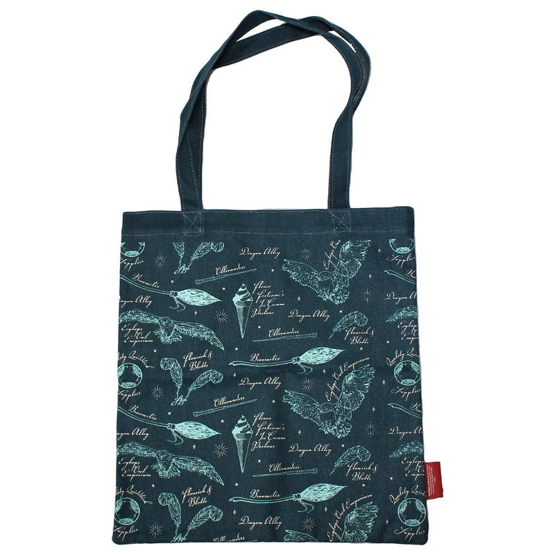 Tote bag bleu Harry Potter Chemin de Traverse