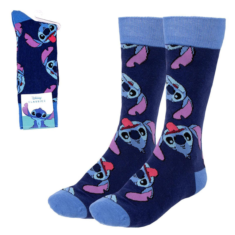 Chaussettes Disney Stitch – Bleues et Roses – Taille 36-43