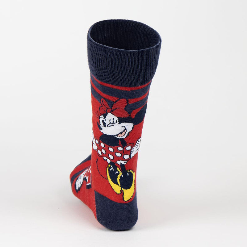 Chaussettes Disney Minnie Mouse – Rouges - Taille 36-43
