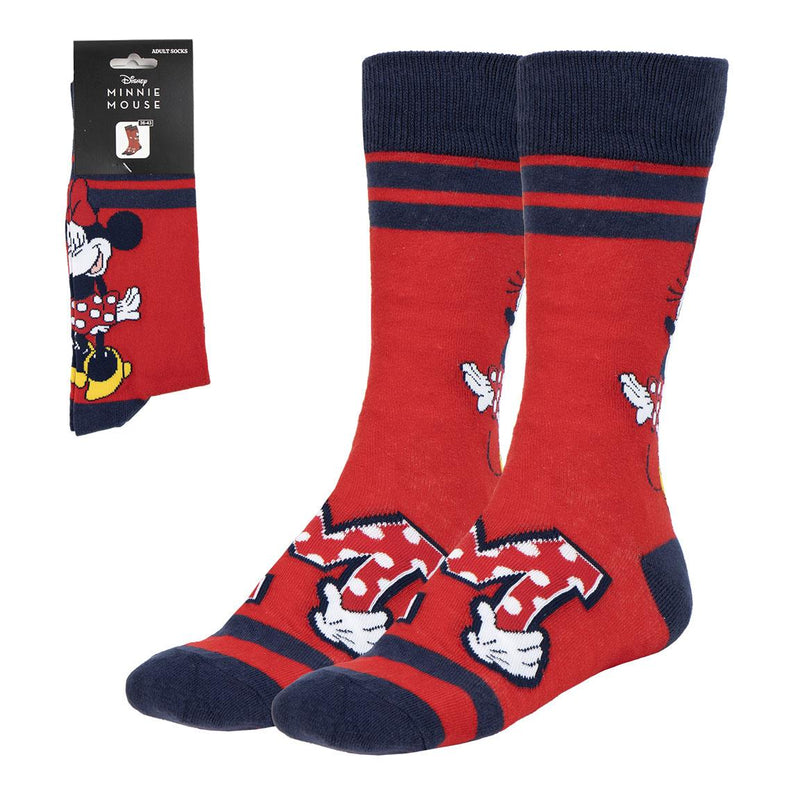 Chaussettes Disney Minnie Mouse – Rouges - Taille 36-43
