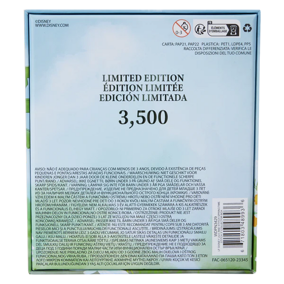 Pin's de collection Stitch de la marque Loungefly dans une décoration printanière avec des fleurs et un canard
