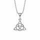 Collier Triquetra en argent 925 – Symbole celtique