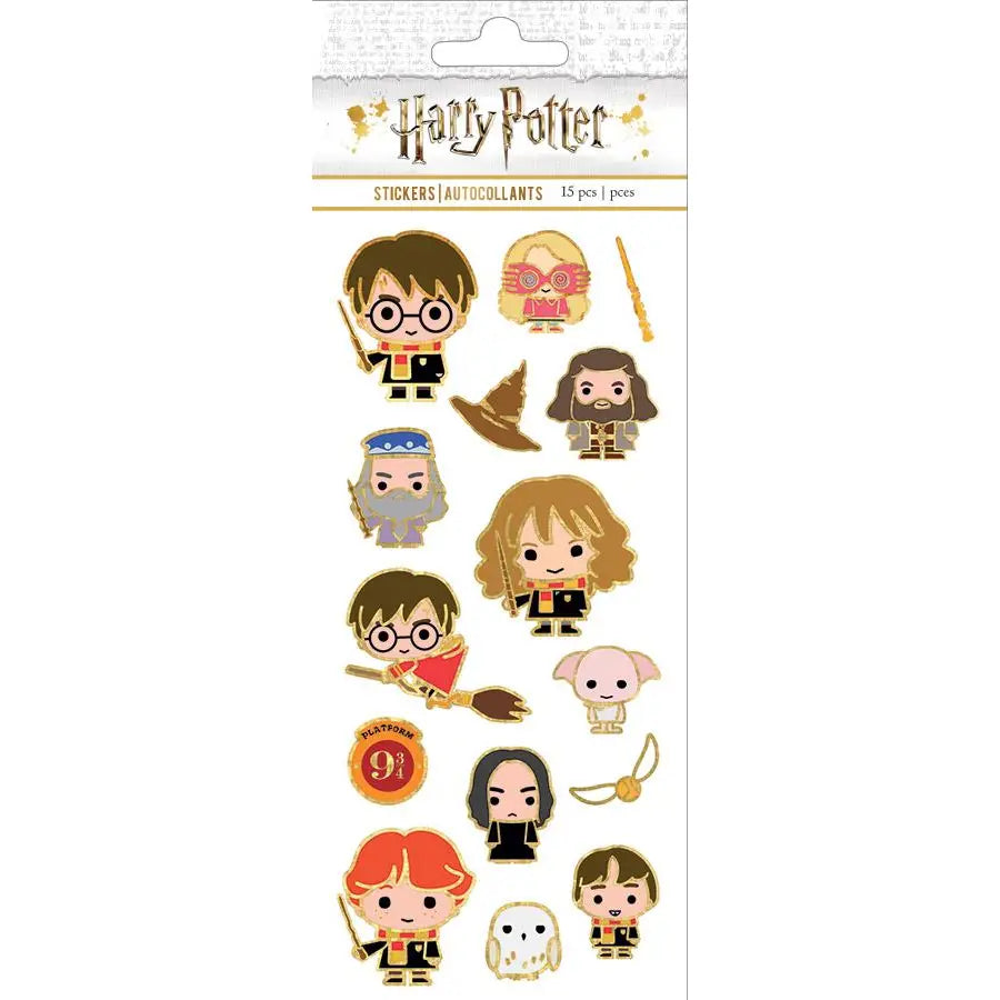 Stickers Harry Potter Chibi – 15 pièces
