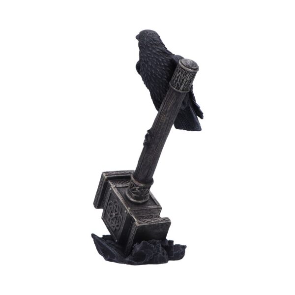 Figurine « Corbeau sur le Marteau de Thor »