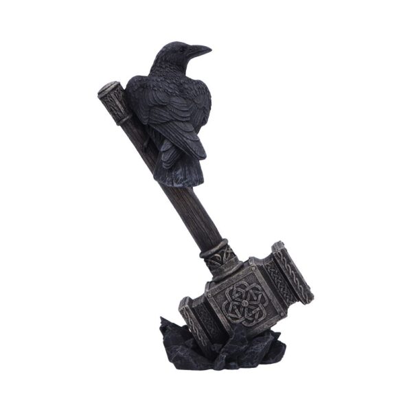 Figurine « Corbeau sur le Marteau de Thor »