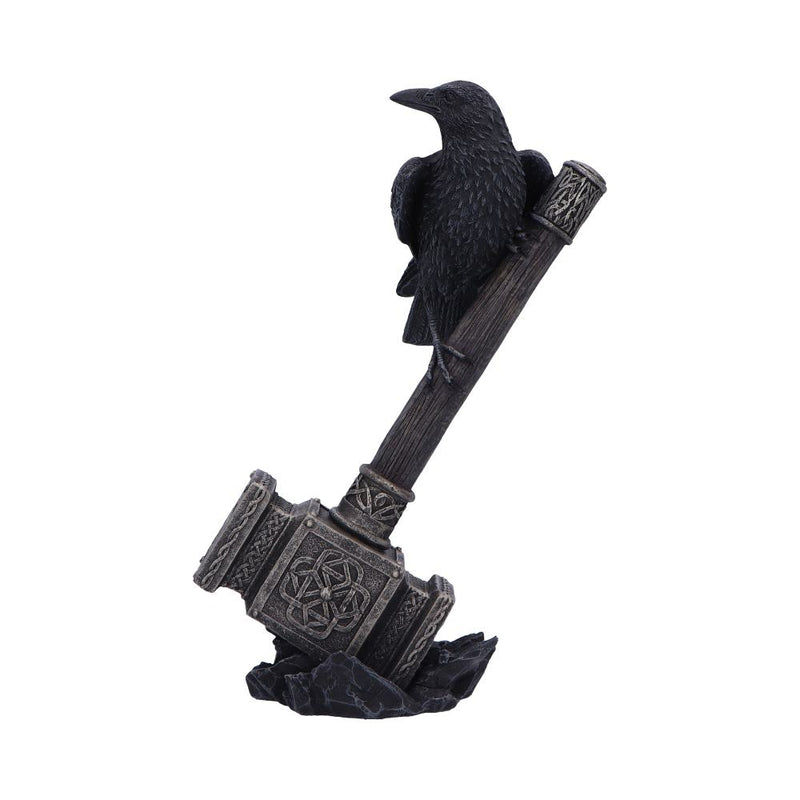 Figurine « Corbeau sur le Marteau de Thor »