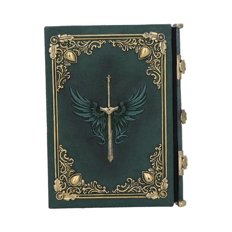 Carnet Grimoire Dragon Vert en Relief
