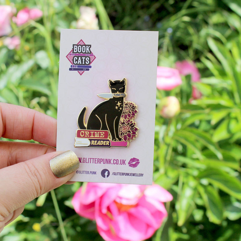 Pin’s Chat Noir – Lecteur de polars