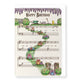 Carte d’anniversaire illustrée - Partition Happy Birthday