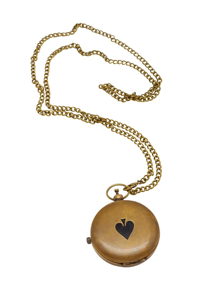 Montre de Poche AS en Laiton – Esprit Lapin d’Alice au Pays des Merveilles