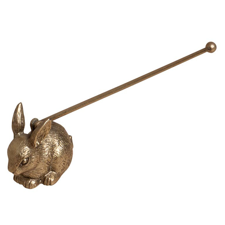 Éteignoir à bougie lapin en laiton