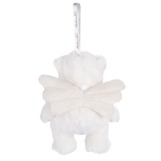 Peluche Bukowski Dillon ange – ourson crème avec ailes et nœud