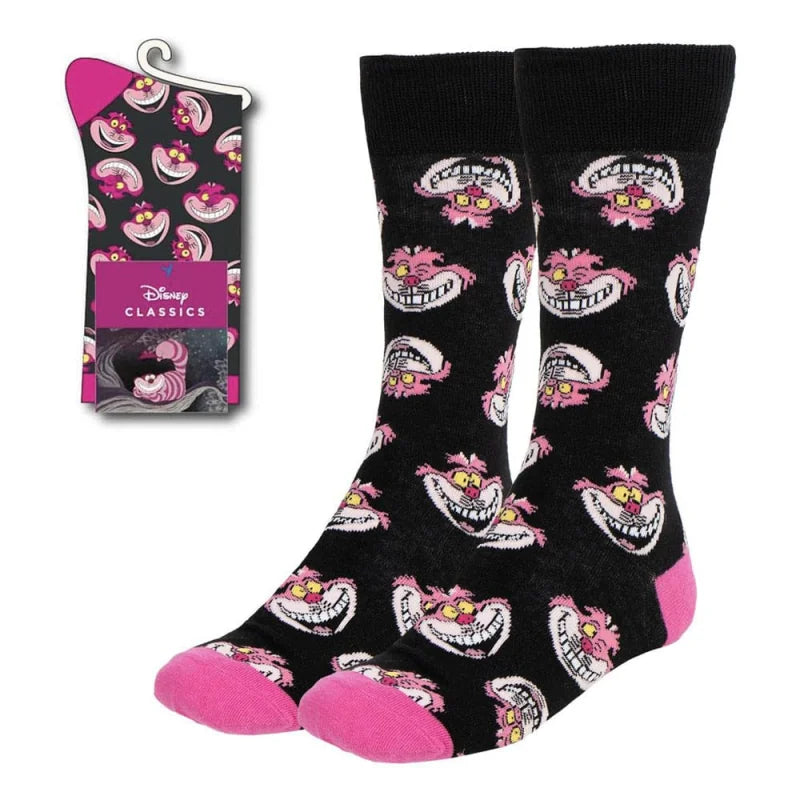 Chaussettes Disney Alice au Pays des Merveilles – Chat du Cheshire  – Taille 36-43