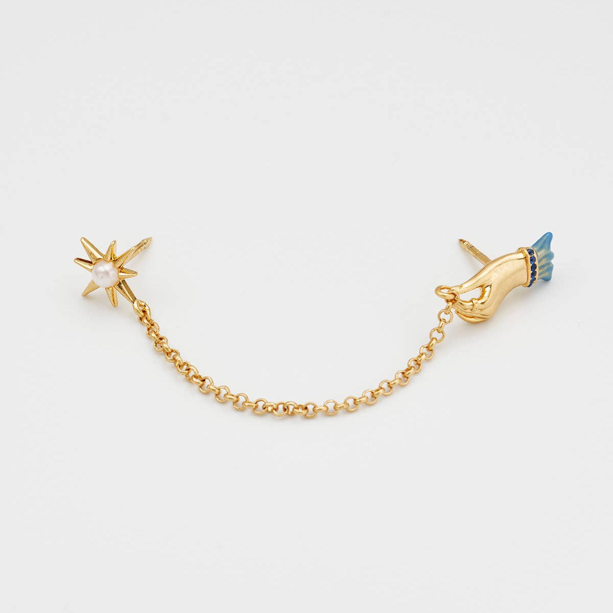 Broche de col à chaîne « Paume de votre main » - Fable England