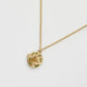 Collier Fable England – Médaillon Renard et Feuillage en plaqué or