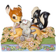 Figurine Disney Traditions Jim Shore – Childhood Friends – Bambi, Panpan et Fleur