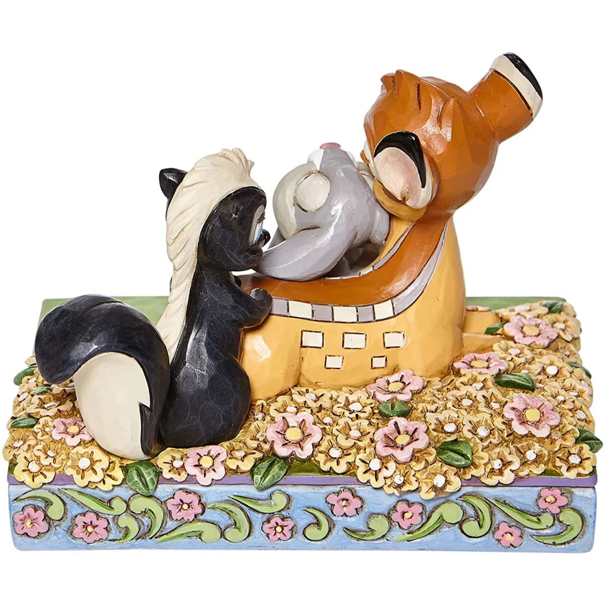 Figurine Disney Traditions Jim Shore – Childhood Friends – Bambi, Panpan et Fleur