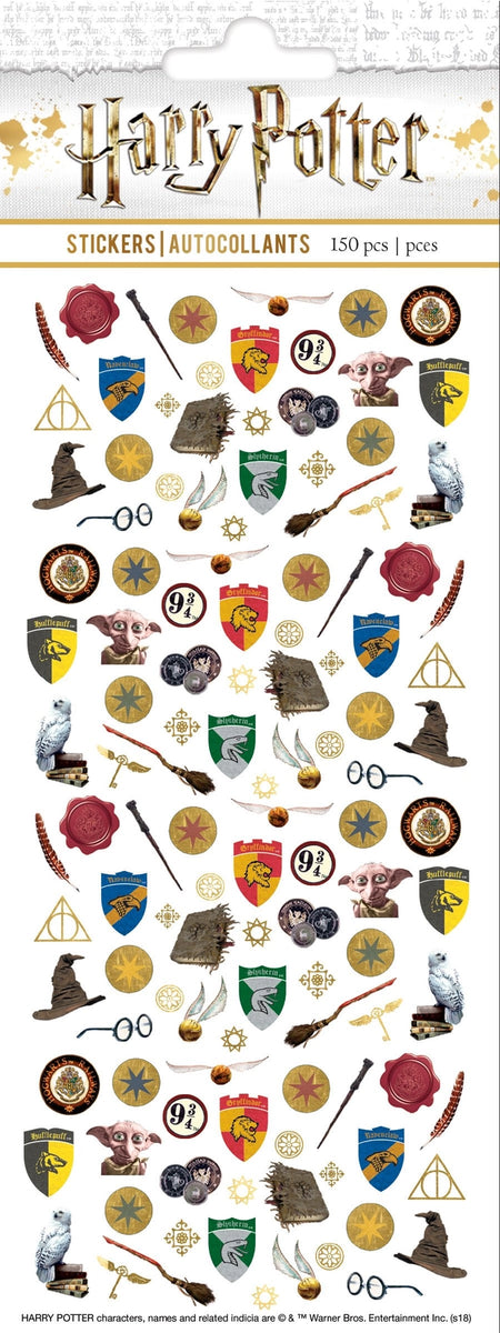 Mini Stickers Harry Potter – 242 pièces – Blasons & Symboles