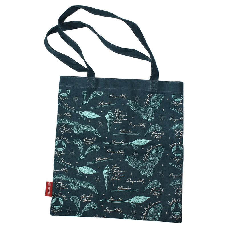 Tote bag bleu Harry Potter Chemin de Traverse