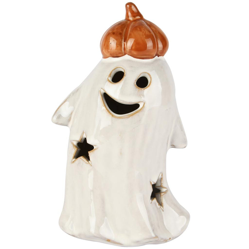 Figurine Fantôme Lumineux LED en Céramique