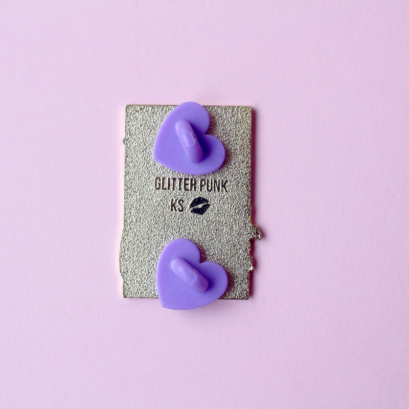 Pin’s Chat Noir & Iris – Collection Art Nouveau