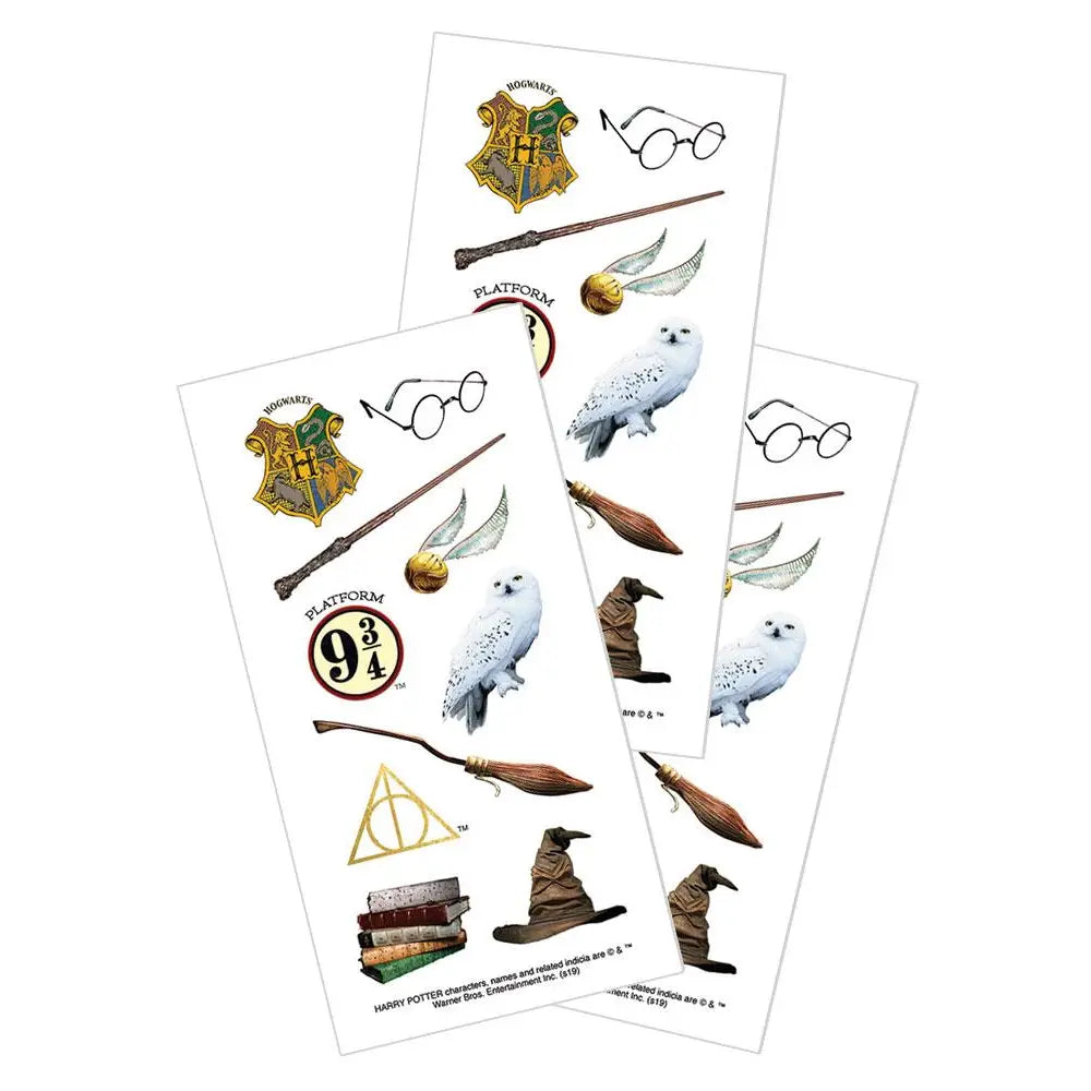 Stickers Harry Potter – 3 planches – Hedwige, Vif d’or & objets magiques